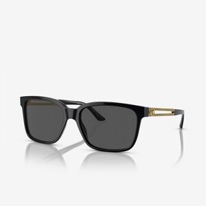 Versace Black and Gold Sunglasses with CASE